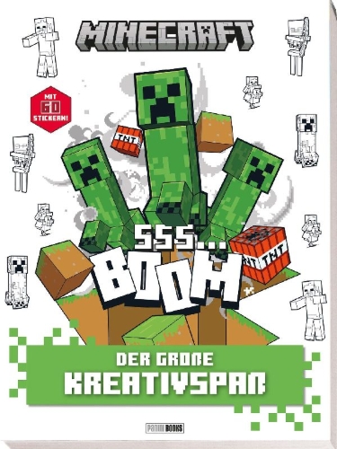 Buchcover und Innenansicht für das Buch: Minecraft: Der große Kreativspaß