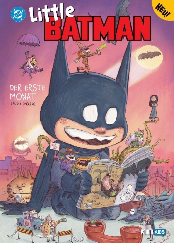 Buchcover und Innenansicht für das Buch: Little Batman: Month One #1-#2