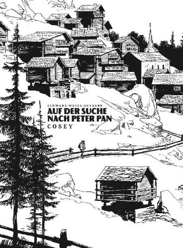 Buchcover und Innenansicht für das Buch: la recherche de peter pan