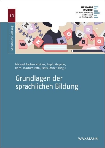 Buchcover und Innenansicht für das Buch: Grundlagen der sprachlichen Bildung
