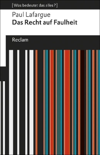 Buchcover und Innenansicht für das Buch: Das Recht auf Faulheit