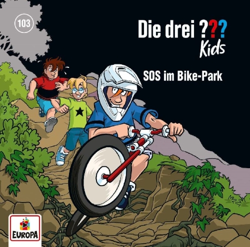 Buchcover und Innenansicht für das Buch: Die drei ??? Kids 103: SOS im Bike-Park