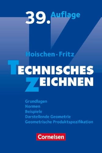 Buchcover und Innenansicht für das Buch: Technisches Zeichnen