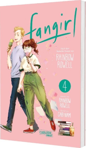 Buchcover und Innenansicht für das Buch: Fangirl: The Manga