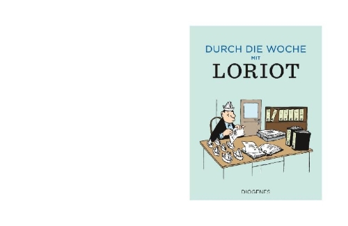 Buchcover und Innenansicht für das Buch: Durch die Woche mit Loriot