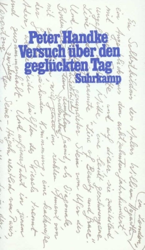 Buchcover und Innenansicht für das Buch: Versuch über den geglückten Tag