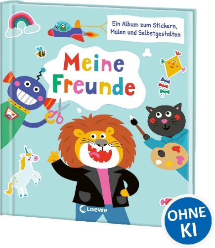 Buchcover und Innenansicht für das Buch: Meine Freunde