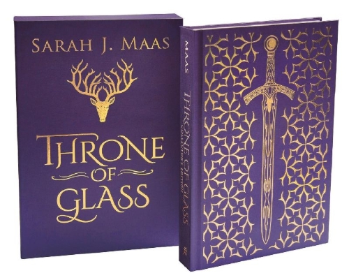 Buchcover und Innenansicht für das Buch: Throne of Glass (Collector's Edition)