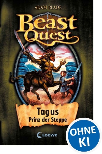 Buchcover und Innenansicht für das Buch: Tagus the Horse-Man