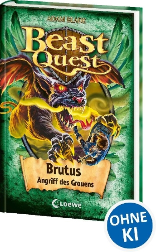 Buchcover und Innenansicht für das Buch: Brutus the Hound of Horror
