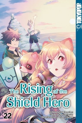 Buchcover und Innenansicht für das Buch: The Rising of the Shield Hero 22