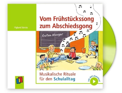 Buchcover und Innenansicht für das Buch: Vom Frühstückssong zum Abschiedsgong