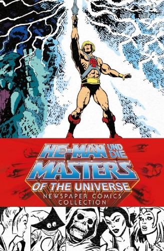 Buchcover und Innenansicht für das Buch: He-Man und die Masters of the Universe: Newspaper Comics Collection