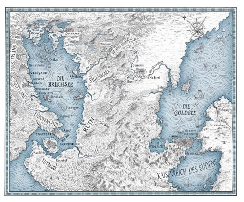 Buchcover und Innenansicht für das Buch: Half A War - Shattered Sea Series Book 3