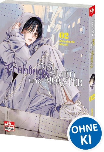 Buchcover und Innenansicht für das Buch: HARU NO ARASHI TO MONSTER