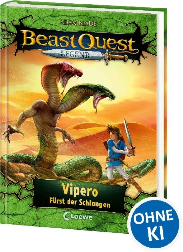 Buchcover und Innenansicht für das Buch: Beast Quest Legend (Band 10) - Vipero, Fürst der Schlangen