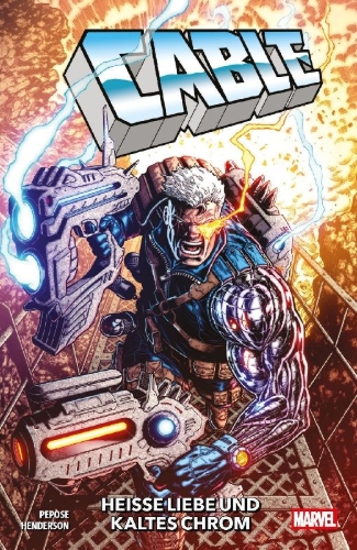 Buchcover und Innenansicht für das Buch: Cable: Love and Chrome (2025) #1-#5