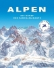 Buchcover und Innenansicht für das Buch: Alpen. Die Kunst der Panoramakarte