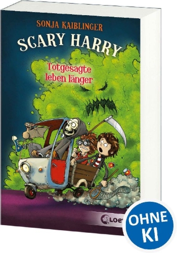 Buchcover und Innenansicht für das Buch: Scary Harry (Band 2) - Totgesagte leben länger