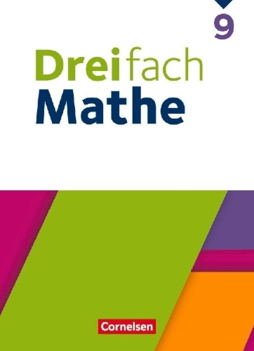 Buchcover und Innenansicht für das Buch: Dreifach Mathe 9. Schuljahr - Ausgabe 2021 - Schulbuch