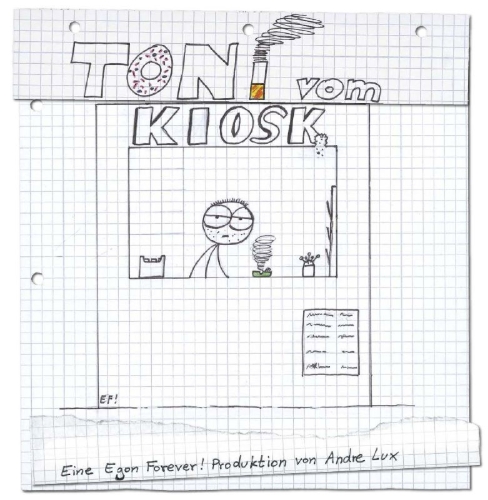 Buchcover und Innenansicht für das Buch: Toni vom Kiosk