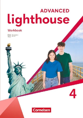 Buchcover und Innenansicht für das Buch: Lighthouse Band 4: 8. Schuljahr - Advanced Edition - Workbook