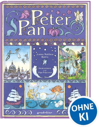 Buchcover und Innenansicht für das Buch: Peter Pan