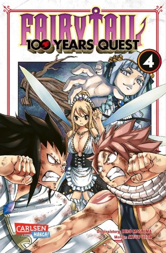 Buchcover und Innenansicht für das Buch: Fairy Tail: 100 Years Quest