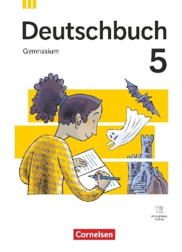 Buchcover und Innenansicht für das Buch: Deutschbuch Gymnasium 5. Schuljahr - Allgemeine Ausgabe 2026 - Schulbuch mit digitalen Medien