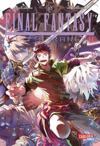 Buchcover und Innenansicht für das Buch:   Final Fantasy - Lost Stranger