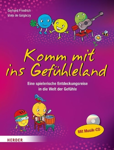 Buchcover und Innenansicht für das Buch: Komm mit ins Gefühleland