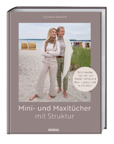Buchcover und Innenansicht für das Buch: Mini- und Maxitücher mit Struktur