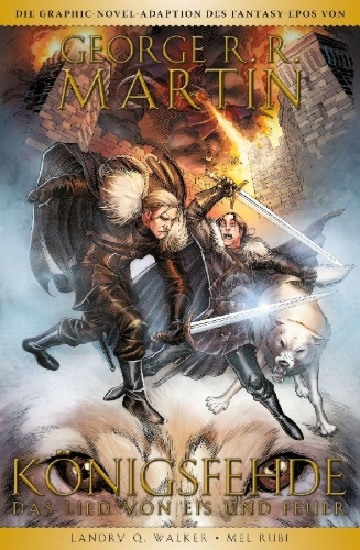 Buchcover und Innenansicht für das Buch: A Clash of Kings: The Graphic Novel: Volume 3