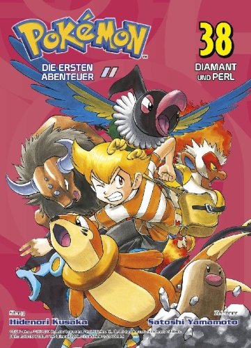 Buchcover und Innenansicht für das Buch: Pokémon - Die ersten Abenteuer 38