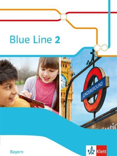 Buchcover und Innenansicht für das Buch: Blue Line 2. Schülerbuch Klasse 6. Ausgabe Bayern