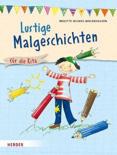 Buchcover und Innenansicht für das Buch: Lustige Malgeschichten