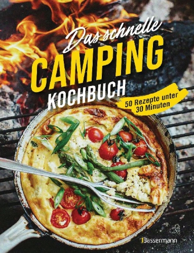 Buchcover und Innenansicht für das Buch: The ultimate Camping Cookbook