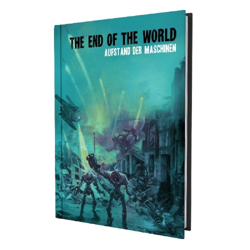 Buchcover und Innenansicht für das Buch: The End of the World - Aufstand der Maschinen