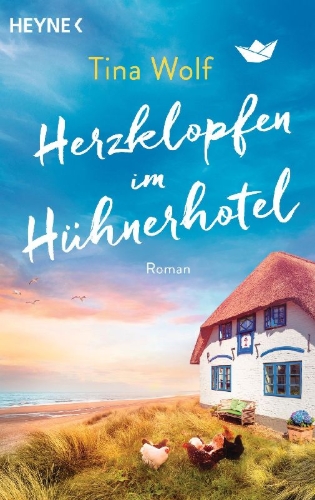Buchcover und Innenansicht für das Buch: Herzklopfen im Hühnerhotel