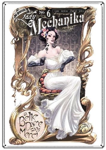 Buchcover und Innenansicht für das Buch: Lady Mechanika. Band 6
