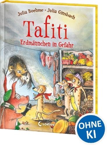 Buchcover und Innenansicht für das Buch: Tafiti (Band 23) - Erdmännchen in Gefahr