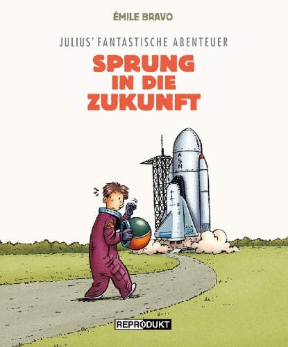 Buchcover und Innenansicht für das Buch: Julius' fantastische Abenteuer