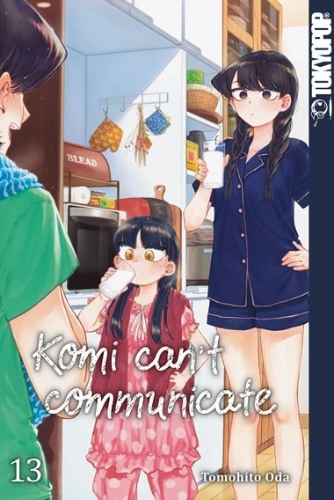 Buchcover und Innenansicht für das Buch: Komi can't communicate 13