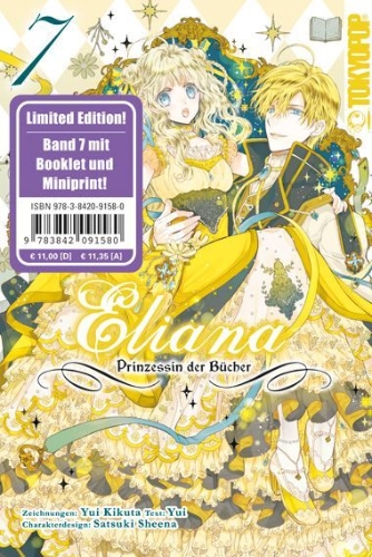 Buchcover und Innenansicht für das Buch: Eliana - Prinzessin der Bücher 07 - Limited Edition