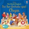 Buchcover und Innenansicht für das Buch: Mein Klassik-Klangbuch: Das Tierorchester spielt Chopin