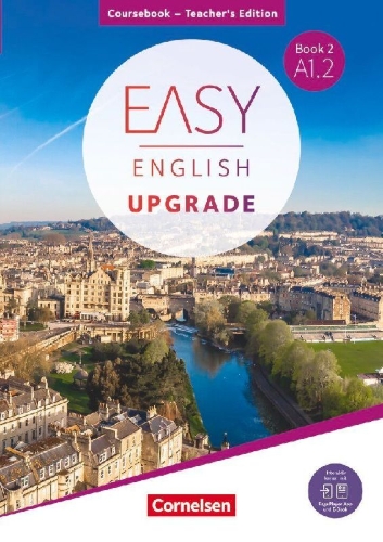 Buchcover und Innenansicht für das Buch: Easy English Upgrade - Englisch für Erwachsene - Book 2: A1.2