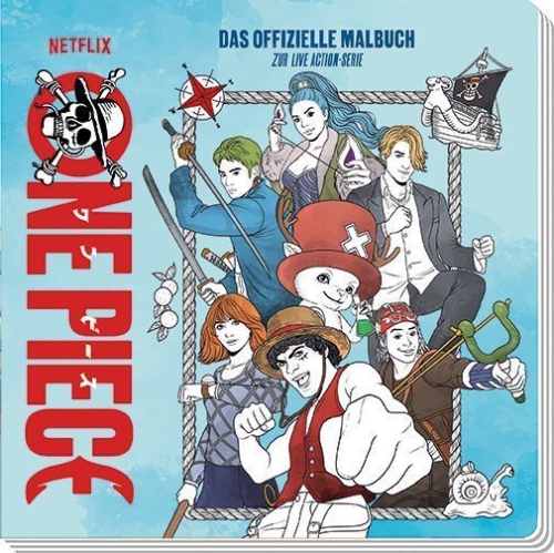 Buchcover und Innenansicht für das Buch: One Piece: The Official Coloring Book