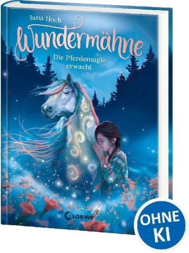 Buchcover und Innenansicht für das Buch: Wundermähne (Band 1) - Die Pferdemagie erwacht