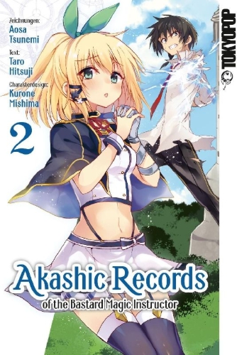 Buchcover und Innenansicht für das Buch: Akashic Records of the Bastard Magic Instructor 02