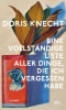 Buchcover und Innenansicht für das Buch: Eine vollständige Liste aller Dinge, die ich vergessen habe